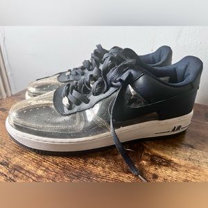 Nike Air Force 1 - clear / navy blue